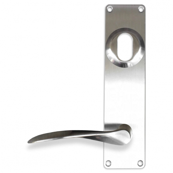 Arne Jacobsen drhndtag p Langskilt - Brstet stl - Stor model 