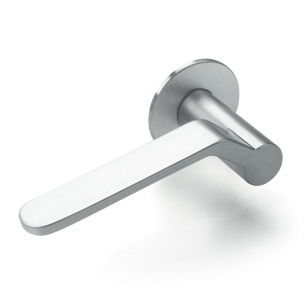 Door handle - steel - Henning Larsen- Snap-on-cover - 30/38 mm