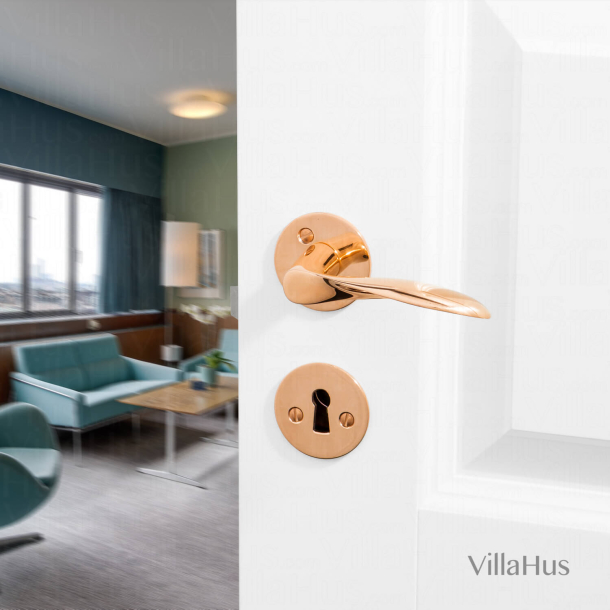 Arne Jacobsen drhndtag - AJ97 drgreb - Kobber - Lille model - cc30mm