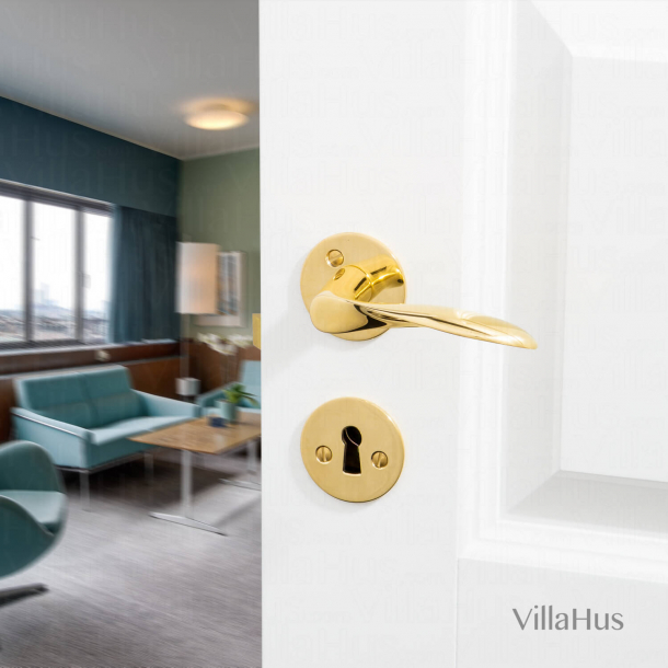 Arne Jacobsen drrhandtag - AJ97 drrhandtag - Mssing - Liten modell cc30mm