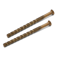 2 st. Knuckleskruv Mssing - M5 x 110 mm TX10