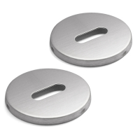 Arne Jacobsen schlsselloch - Oval - Gebrstetem Stahl - Snap-on-cover - 50