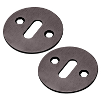 Arne Jacobsen escutcheon - Oval - Gunmetal