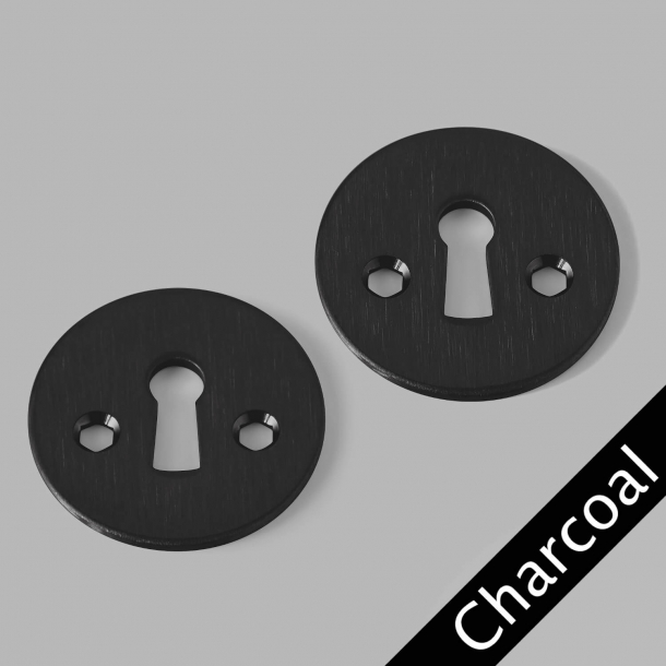 Nøgleskilte - Klassisk - CHARCOAL - cc27mm