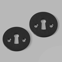 Arne Jacobsen escutcheon - Classic - PVD Black- cc27mm