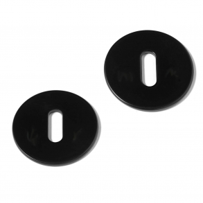 Escutcheon - Black - d line - Snap-on-cover