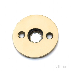 Roset med kugleleje - Messing uden lak - cc 30 mm