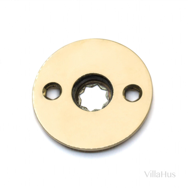 Rosette with ball bearing - Unlacquered brass - cc 38 mm