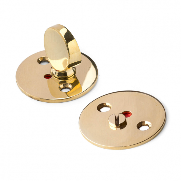 Arne Jacobsen Toilet indicator lock - Brass - cc38 mm