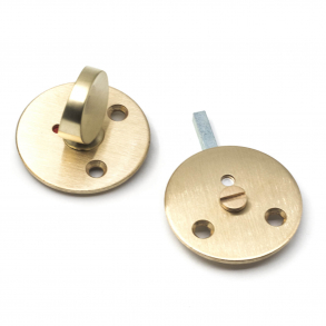 Arne Jacobsen toiletbestning - Brstet messing - cc27mm