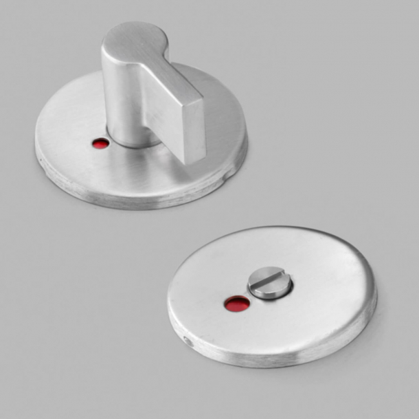 Toilet indicator - Brushed steel - ONEN Collection - Snap on cover cc38mm