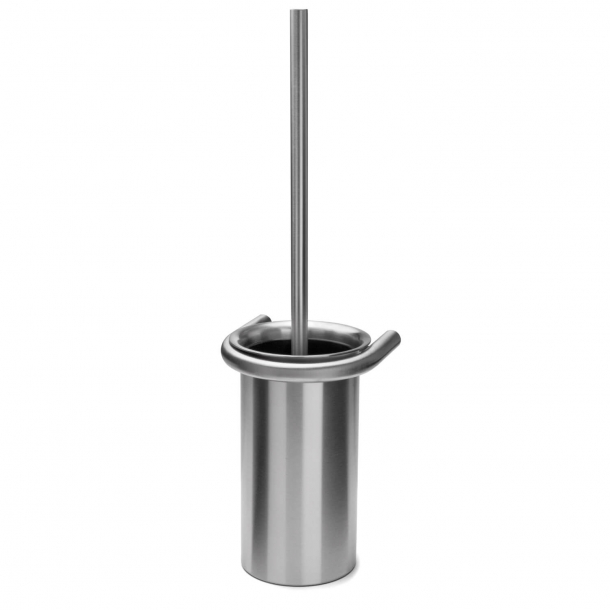 Toilet brush - Wall mounted - d line - Brushed stainless steel