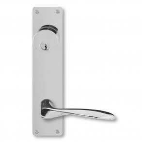 Arne Jacobsen drhndtag - AJ drgreb - Langskilt cylinderls ude og inde