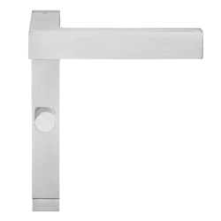 DND Door handle - Privacy lock - Satin chrome - Alfonso Femia - Model (in) finito