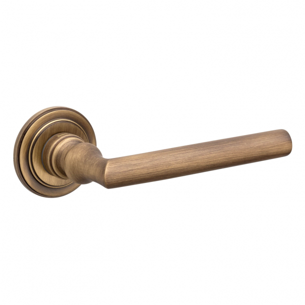 Rosso Tecnica Maggiore Door Handle in PVD Satin Bronze Finish - RT030PVDBZ  at Simply Door Handles, RT030PVDBZ