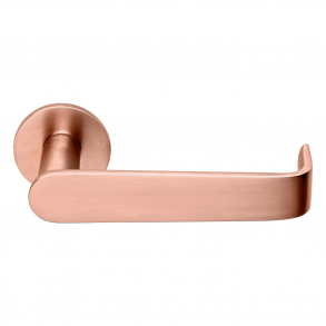 Rosso Tecnica Maggiore Door Handle in PVD Satin Bronze Finish - RT030PVDBZ  at Simply Door Handles, RT030PVDBZ