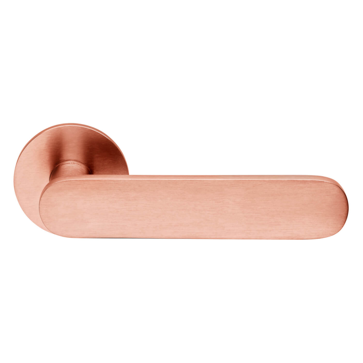 DND Door Handle Satin copper Karim Rashid Model SHORT DND Door