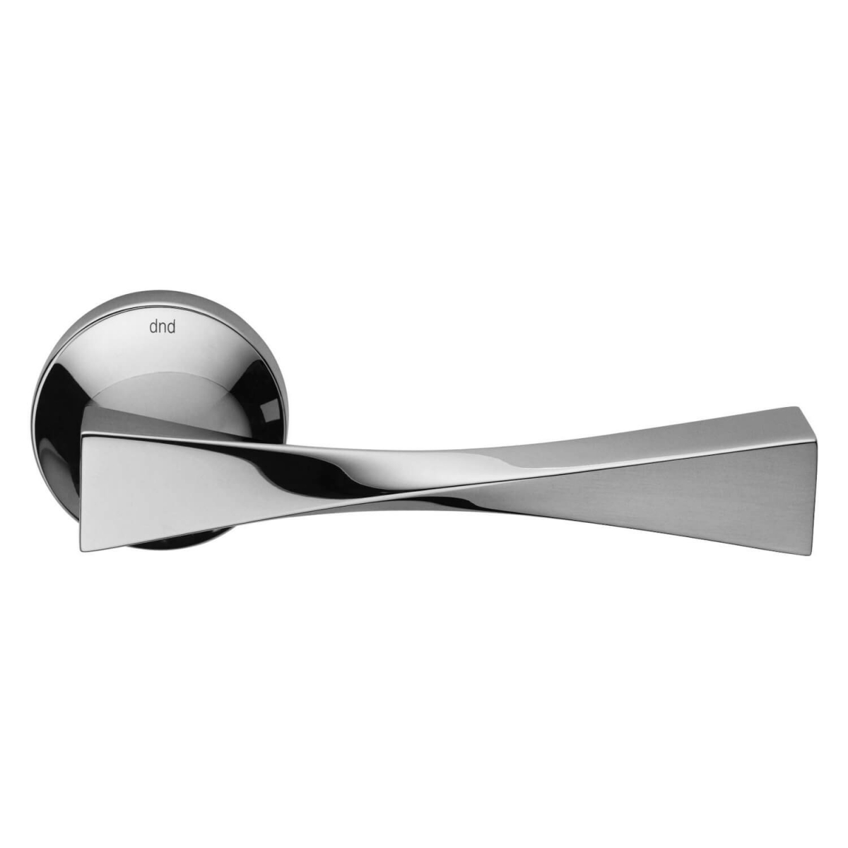 DND Door Handle Polished chrome Karim Rashid Model TWIST DND
