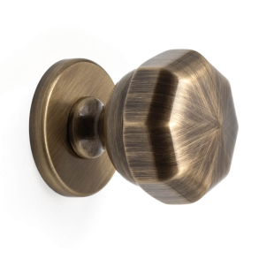 Drrknopp - Borstad brons med lack - DND - Modell DIAMANTE