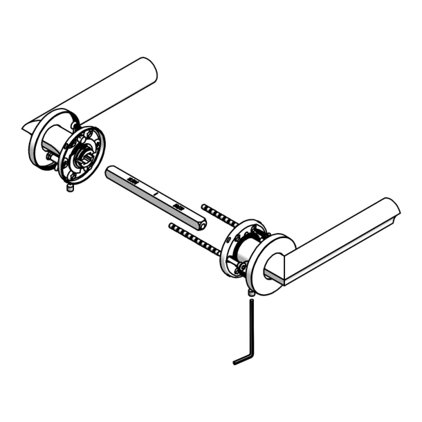 Drgreb - FORMANI - PVD mat sort - Model DR102-G - Design by David Rockwell