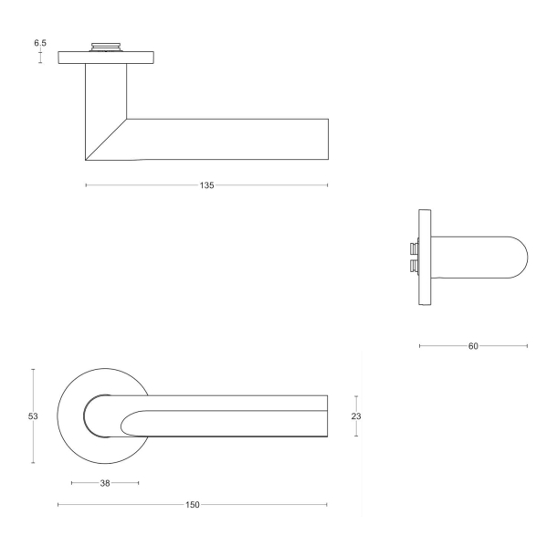 Drgreb - FORMANI - PVD mat guld - Model DR103-G - Design by David Rockwell