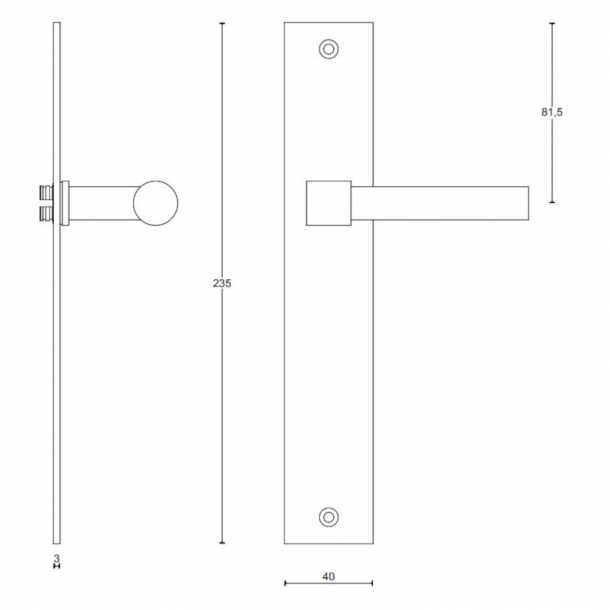 Drgreb - FORMANI - Mat sort rustfrit stl - Model PBL15P236SFC - ONE by Piet Boon