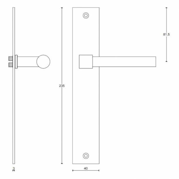 Drgreb - FORMANI - Mat sort rustfrit stl - Model PBL15XLP236SFC - ONE by Piet Boon