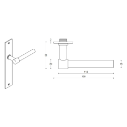 Drgreb - FORMANI - Mat sort rustfrit stl - Model PBL15XLP236SFC - ONE by Piet Boon