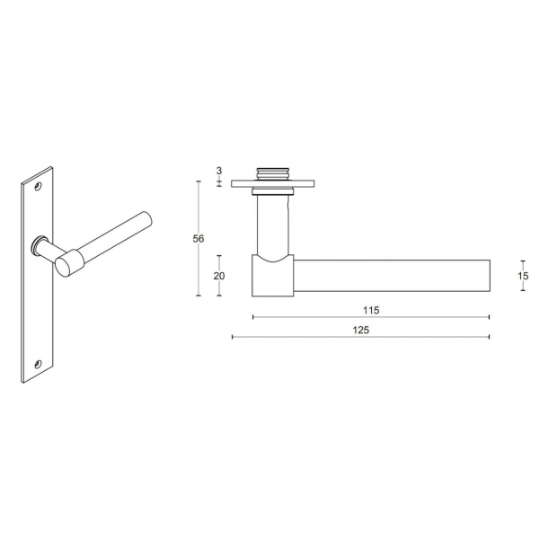 Drgreb - FORMANI - Mat sort rustfrit stl - Model PBL15XLP236SFC - ONE by Piet Boon