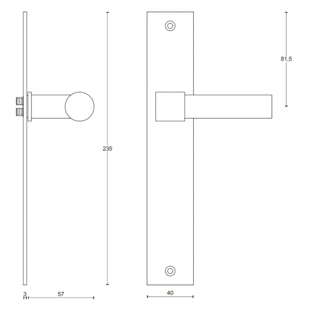 Drgreb - FORMANI - Mat sort rustfrit stl - Model PBL20P236SFC - ONE by Piet Boon