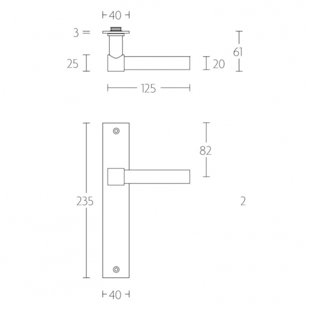 Drgreb - FORMANI - Satin rustfrit stl - Model PBL20XLP236SFC - ONE by Piet Boon
