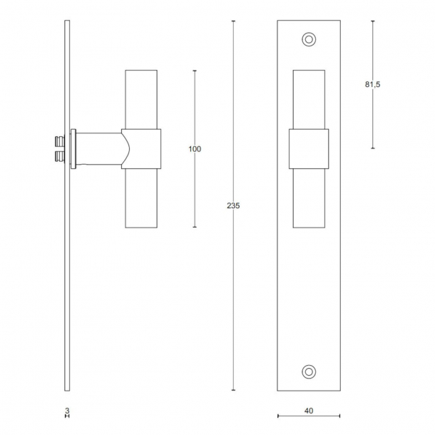 Drgreb - FORMANI - Hvidt rustfrit stl - Model PBT20P236SFC - ONE by Piet Boon