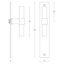 Drgreb - FORMANI - Satin rustfrit stl - Model PBT20XLP236SFC - ONE by Piet Boon