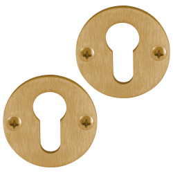 Formani PZ cylinderring - PVD satin guld - Model PBY50