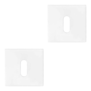 Ngleskilte - FORMANI - Mat hvidt rustfrit stl - Model LSQBN50 - Design by Bob Manders