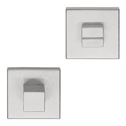 Toiletbestning - FORMANI - Satin rustfrit stl - Model LSQWC50 - Design by Bob Manders