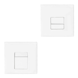 Toiletbestning - FORMANI - Hvidt rustfrit stl - Model LSQWC50 - Design by Bob Manders