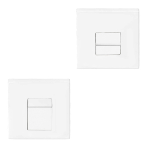 Toiletbestning - FORMANI - Hvidt rustfrit stl - Model LSQWC50 - Design by Bob Manders