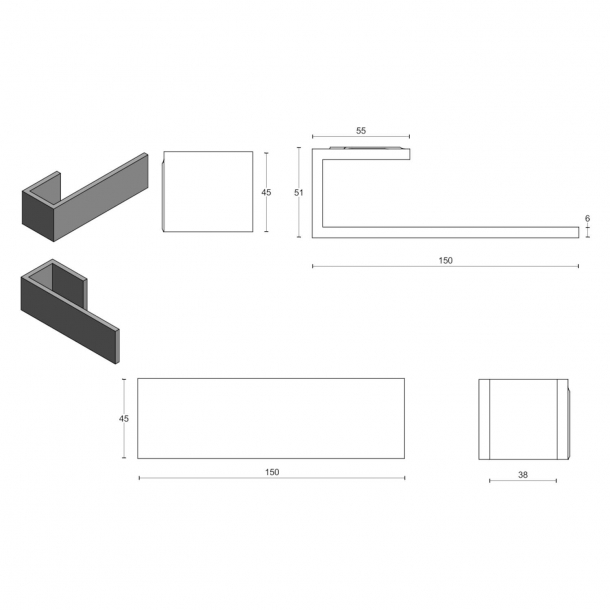 Drgreb - FORMANI - Mat sort - Model BM100 - RIBBON by Bob Manders