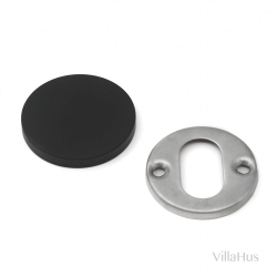 Blindskilt - BBB53 - Mat Sort - Model TENSE - Design by Bertram Beerbaum