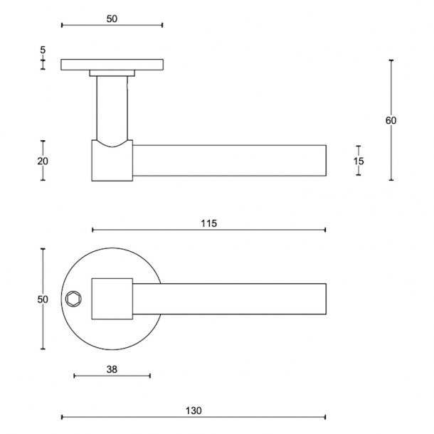 Drgreb PBL15XL /  50 - Bronze - Formani - Model ONE - Design by Piet Boon