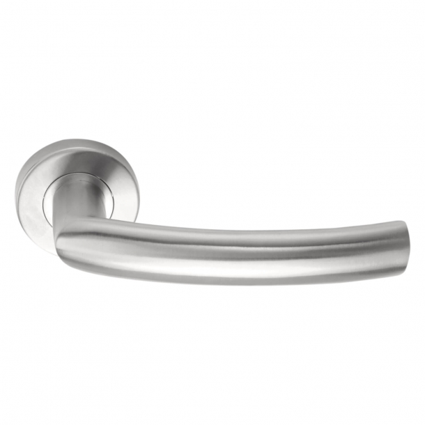 Formani Door handle - Satin stainless steel - Model LBXIV - Basics