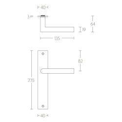 Drgreb - FORMANI - Satin rustfrit stl - Model LBII-19 P236SFC - Basics