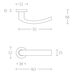 Drgreb - FORMANI - Mat sort - Model LBXIV - Basics