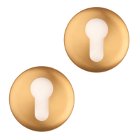 PZ cylinderring - FORMANI - Mat guld - Model EVBY52 - Design by Edward van Vliet