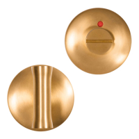 Toiletbestning - EVWC52 - PVD mat guld - Model NOUR - Design by Edward van Vliet