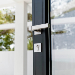 Drgreb JB100 - Poleret rustfri stl - Model SQUARE - Design by Jan des Bouvrie