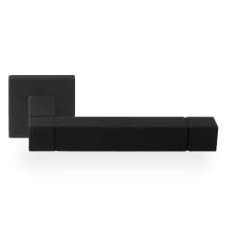 Drgreb JB100 - Mat sort stl - Model SQUARE - Design by Jan des Bouvrie