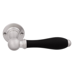 Drgreb - FORMANI - Brstet nikkel / Sort Ibenholt tr - TIMELESS Model 1815GRR50