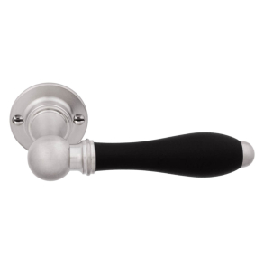 Drgreb - FORMANI - Brstet nikkel / Sort Ibenholt tr - TIMELESS Model 1815GRR50